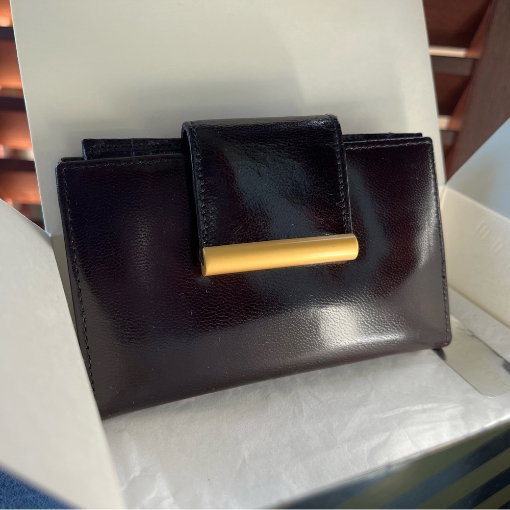 Burgundy Leather Women’s Wallet Billfold